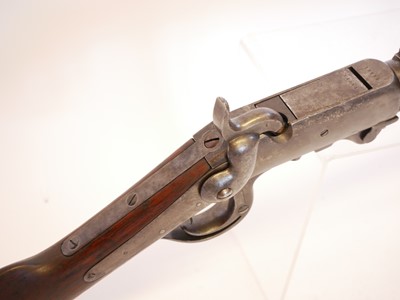 Lot 38 - Burnside .54 capping breech loading carbine...