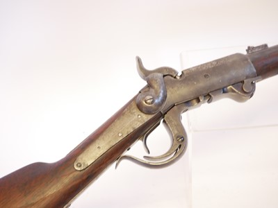 Lot 38 - Burnside .54 capping breech loading carbine...