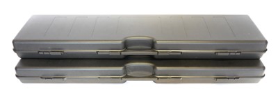 Lot 469 - Two large plastic gun cases, with internal...