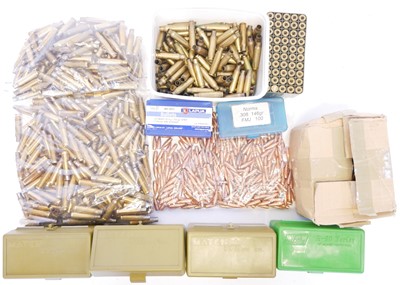 Lot 686 - Collection of .308 reloading supplies, to...
