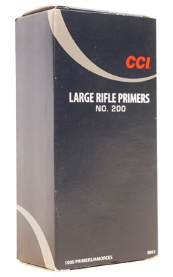 Lot 695 - 1000 CCI Large Rifle primers, no.200. UK...