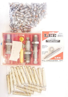 Lot 682 - .375 Holland and Holland reloading components,...