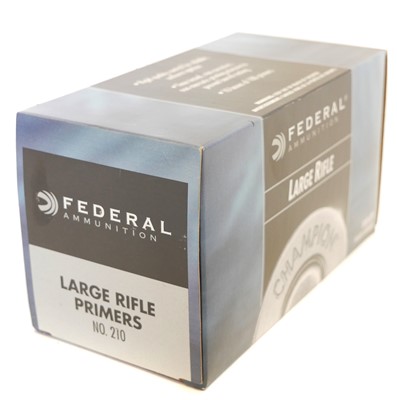 Lot 694 - 1000 Federal Large Rifle primers, no.210. UK...