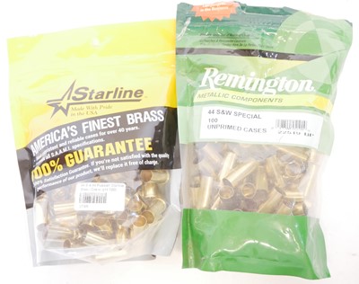 Lot 680 - .44 S&W Russian cases, 100 by Starline, also a...
