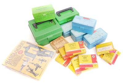Lot 681 - Collection of MTM ammunition boxes, also a...
