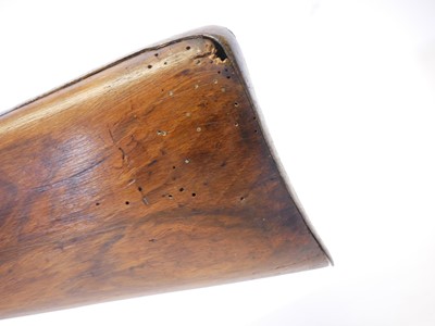 Lot 56 - Percussion 14 bore double barrel shotgun,...
