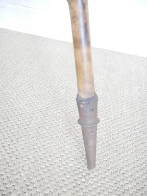 Lot 155 - Indian lance, the steel points mounted on...