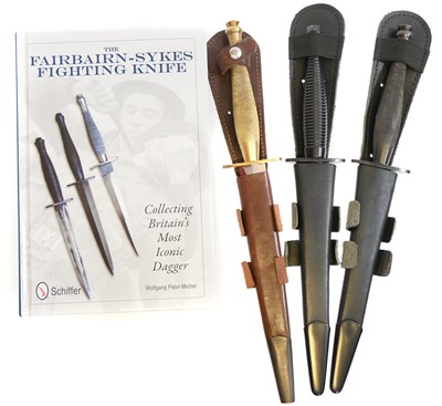 Lot 128 - Three well made reproduction Fairbairn Sykes...