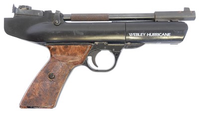 Lot 80 - Webley Hurricane .22 air pistol. No serial...