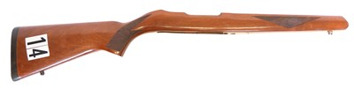 Lot 500 - Walnut rifle stock for a Ruger 10-22.