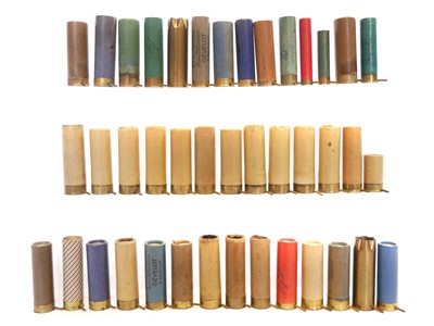 Lot 649 - Collection of Pinfire paper-cased shotgun...
