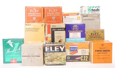 Lot 654 - Twelve boxes of mixed collectors shotgun...