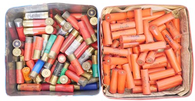 Lot 655 - Seventy mixed 12 bore magnum or heavy loaded...