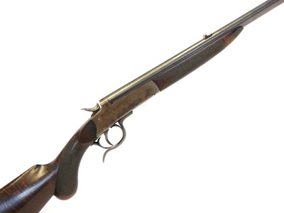 Lot 287 - Charles Lancaster .22lr converted rook rifle,...