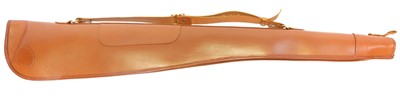 Lot 466 - Good quality AC (now Croots) leather gun slip.