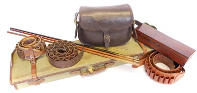 Lot 465 - Collection of gun cases and accessories, to...