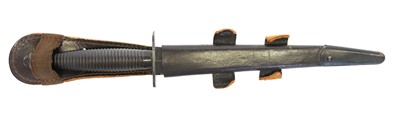 Lot 119 - Fairbairn Sykes commando dagger and scabbard,...