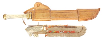 Lot 125 - Mexican Oaxaca short sword, with 18inch double...