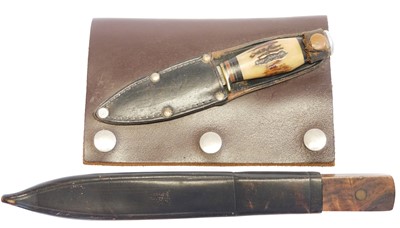 Lot 130 - William Rodgers Sheffield utility knife, the...