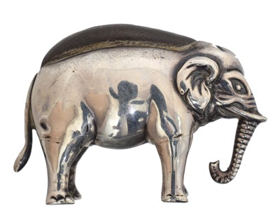 Lot 71 - A silver novelty pin cushion.