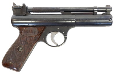 Lot 76 - Webley Senior .22 air pistol, cylinder number...
