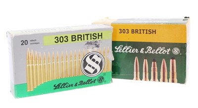 Lot 607 - Sellier & Bellot .303 ammunition, 60 rounds,...