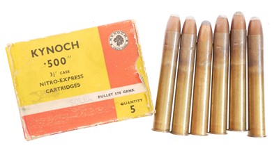 Lot 611 - Kynoch .500 3 1/4" Nitro Express ammunition,...