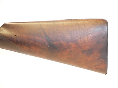 Lot 55 - Beckwith 14 bore percussion side by side...
