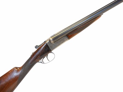 Lot 422 - AYA 12 bore side by side shotgun, serial...