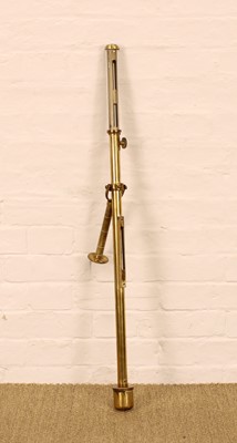 Lot 157 - An Early-Mid 20th Century Brass Marine Stick Barometer
