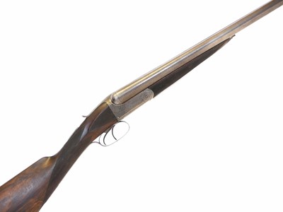 Lot 414 - William Powell 12 bore side by side shotgun,...