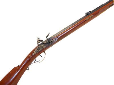 Lot 205 - Pedersoli .45 flintlock muzzle loading rifle,...