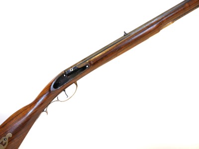 Lot 206 - Italian flintlock .45 muzzle loading shotgun...