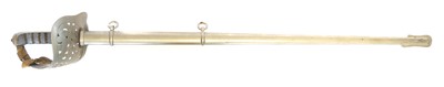 Lot 112 - British 1897 pattern sword and scabbard, the...
