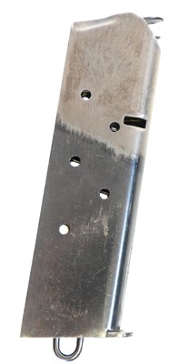 Lot 478 - Rare RAF Colt 1911 .455 Eley Magazine, as used...