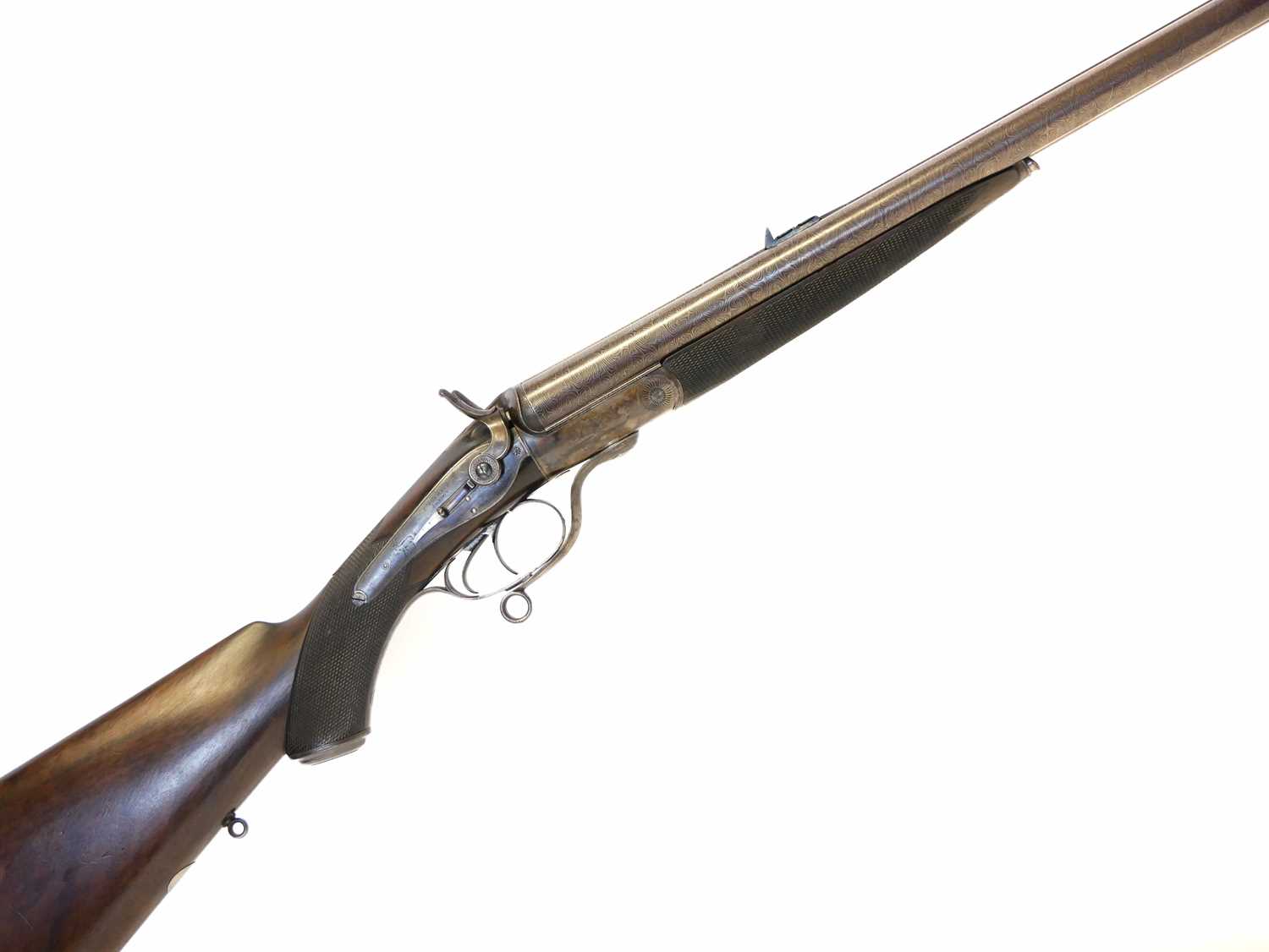 Lot 41 - E. M. Reilly .577 double rifle, serial number...