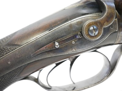 Lot 41 - E. M. Reilly .577 double rifle, serial number...