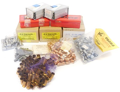Lot 621 - Collection of .45ACP and .357, 9mm and .308...