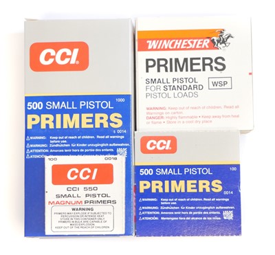 Lot 626 - Small Pistol primers, to include 1310 CCI...