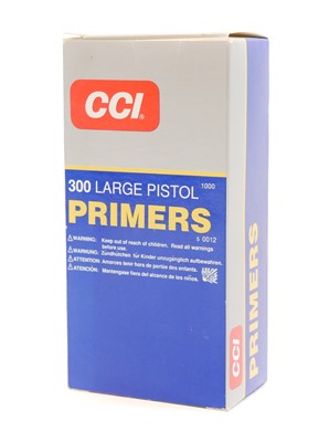 Lot 627 - CC Large pistol primers x 1000.  UK FIREARMS...