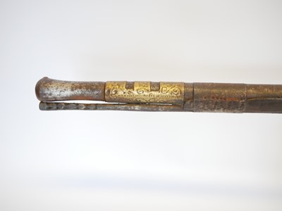 Lot 30 - North African Snaphaunce lock musket or Kabyle,...