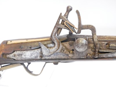 Lot 30 - North African Snaphaunce lock musket or Kabyle,...