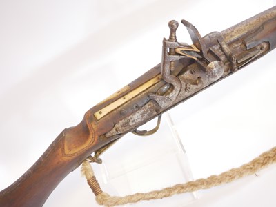 Lot 30 - North African Snaphaunce lock musket or Kabyle,...