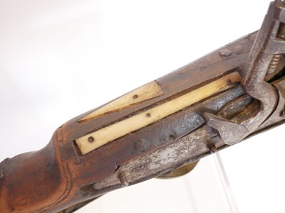 Lot 30 - North African Snaphaunce lock musket or Kabyle,...