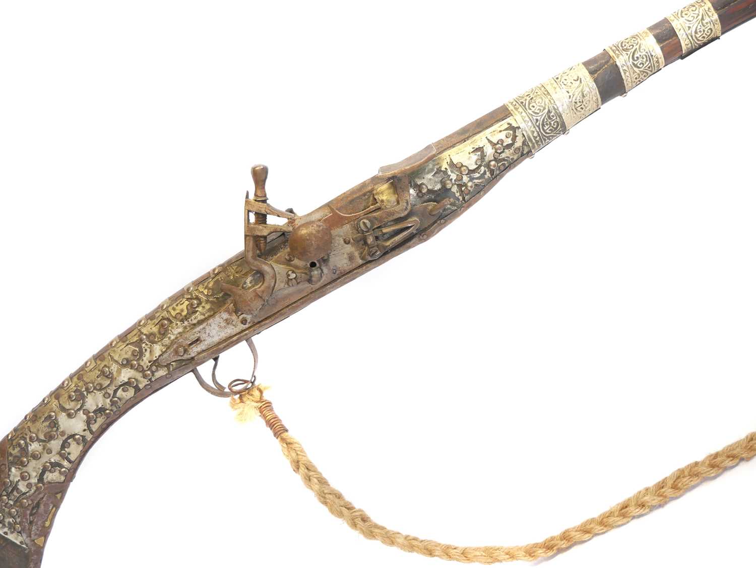Lot 31 - North African Snaphaunce lock musket or Kabyle,...