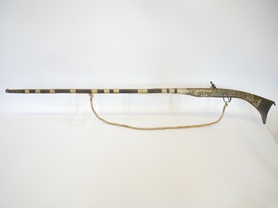 Lot 31 - North African Snaphaunce lock musket or Kabyle,...