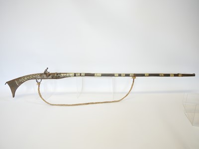 Lot 31 - North African Snaphaunce lock musket or Kabyle,...