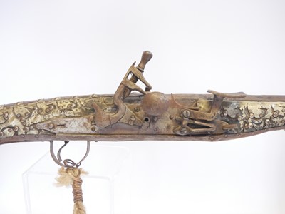 Lot 31 - North African Snaphaunce lock musket or Kabyle,...