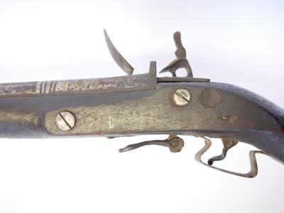 Lot 32 - North African Flintlock musket or Kabyle,...