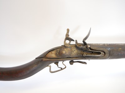 Lot 32 - North African Flintlock musket or Kabyle,...
